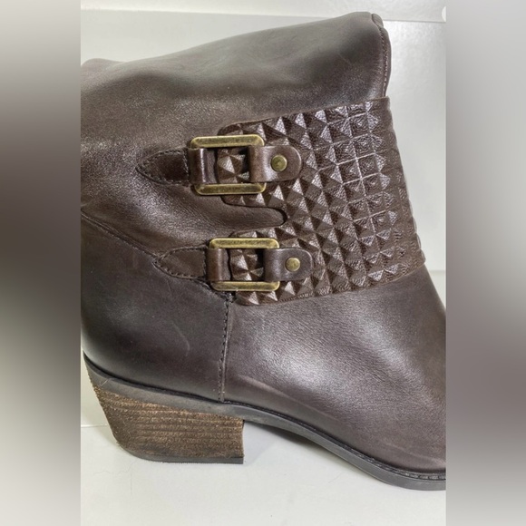 Brown Leather Knee High Boots Size 7.5 Timeless Equestrian Classic - Picture 6 of 10